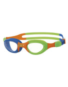 Zoggs - Little Super Seal Swimming Goggle - Blue/Green/Orange - Product Front - Multi/Clear