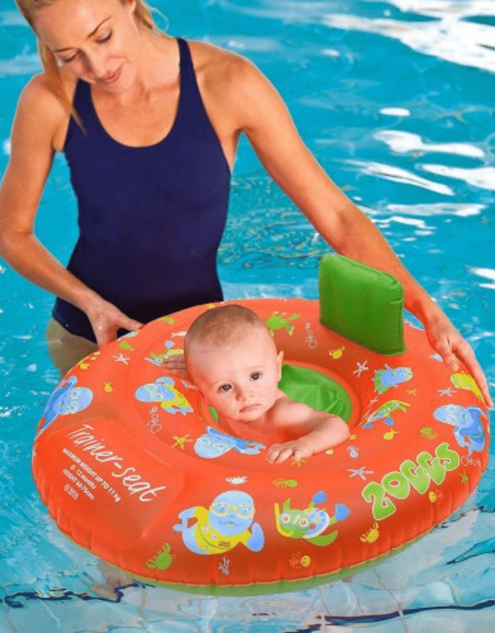 Baby swim ring 3 months deals