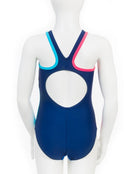 Aquarapid - Girls Liri Swimsuit - Royal Blue - Product Only Back