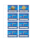 My Proud Moments - Medal Holder Extra Page - Swimmers