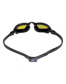 Aqua Sphere - Xceed Titanium Mirrored Swimming Goggle - Back - Black/Yellow/Infrared Cut - Inner Lenses 