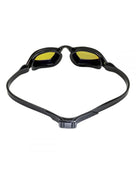 Aqua Sphere - Xceed Titanium Mirrored Swimming Goggle - Back - Black/Yellow/Infrared Cut - Inner Lenses