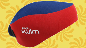 SWIM EAR BAND - Designed to Keep Water Out & Hold Earplugs in