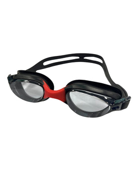 Anti-Fog Swim Goggles - Black/Red/Clear