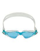 Aquasphere - Kayenne Junior Goggles - Tinted Lens - Transparent/Aqua Blue - Front