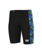 Arena - Boys Draft Swim Jammer - Black/Blue Multi - Product Front