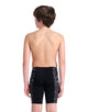 Arena - Boys Escape Swim Jammer - Black/Team - Model Front
