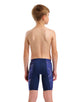 Arena - Boys Fireflow Swim Jammer - Navy/Ream Navy - Model Front
