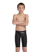 Arena - Boys Powerskin ST NEXT Jammer - Black - Model Front