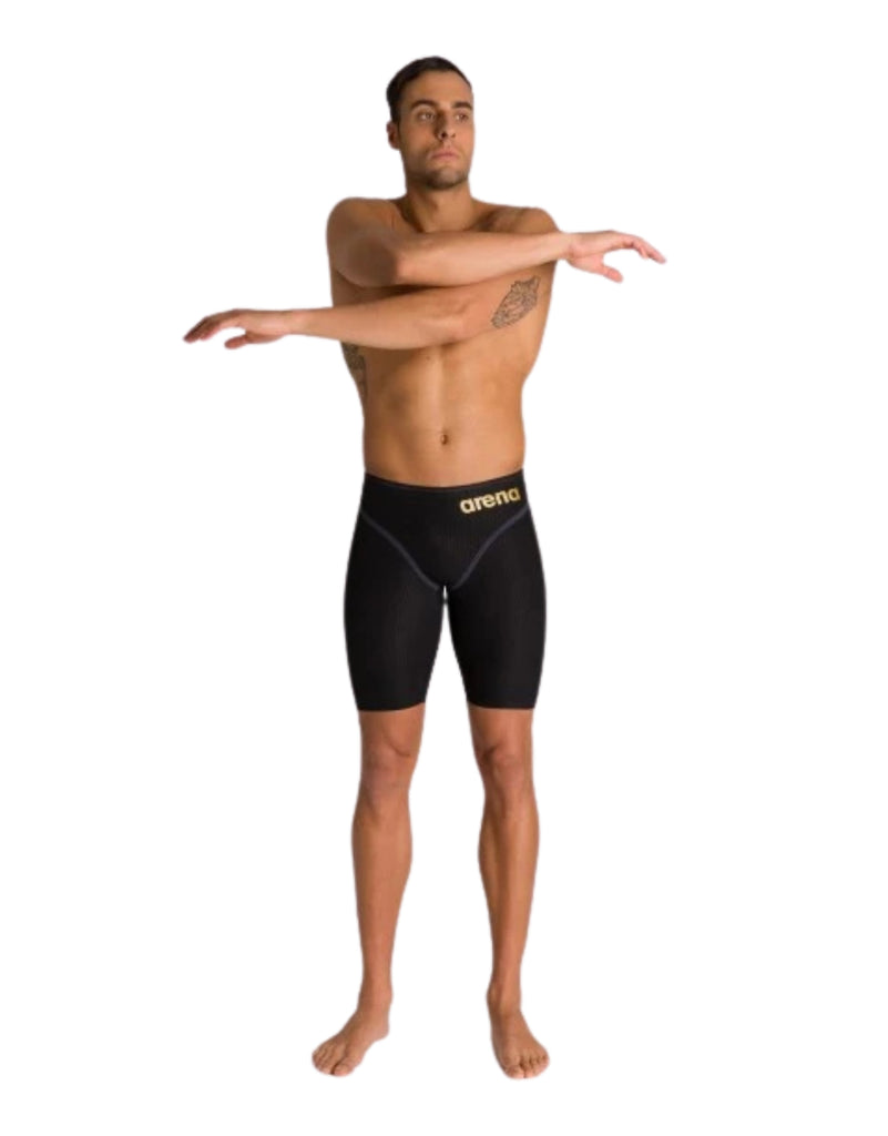 Arena Powerskin Carbon Core FX Jammer - Black/Gold | Simply Swim ...