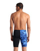 Arena - Crackle Swim Jammer - Black/Team Royal - Model Front