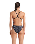 Arena - Escape Challenge Back Swimsuit - Black Team - Model Back