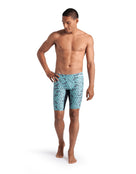 Arena - Escape Swim Jammer - Black/Water - Model Front Full Body