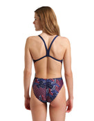 Arena - Kikko Pro Challenge Back Swimsuit - Navy/Multi - Model Back