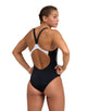 Kikko Pro V back Graphic Swimsuit - Black/White