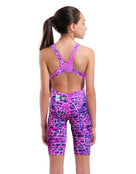 Arena - Limited Edition Girls Powerskin ST NEXT Open Back - Snake Pink - Model Back
