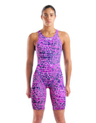Arena - Limited Edition Powerskin ST NEXT Open Back - Snake Pink - Model Front