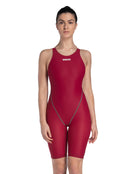 Arena - Powerskin ST NEXT Open Back - Deep Red - Model Front