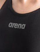 Arena - Womens Powerskin ST NEXT Open Back - Black - Logo