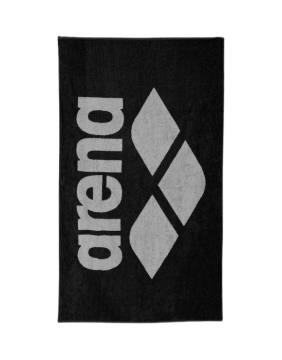 Arena - Soft Pool Towel - Black/White