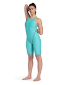 Arena - Powerskin ST NEXT Open Back - Aquamarine Blue - Model Front Full Body