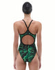 TYR - Arterx Durafast Elite Diamondfit Swimsuit - Green - Model Front