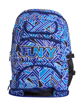 Funky Trunks - Blue Bits Elite Squad 36L Backpack - Blue - Product Front