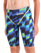 Arena - Boys Limited Edition Powerskin ST Next Jammer - Aqua Gleam - Model Front/Side