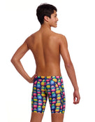 Funky Trunks - Boys Pine Gap Swim Training Jammers - Multi - Model Back/Side