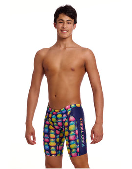 Funky Trunks - Boys Pine Gap Swim Training Jammers - Multi - Model Front