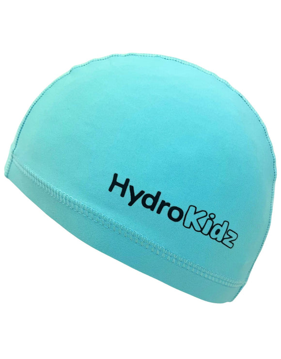 Children's Lycra Fabric Swim Cap - HydroKidz - Blue