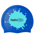 Children's Splash Silicone Swim Cap - HydroKidz - Royal Blue