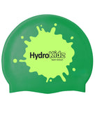 Children's Splash Silicone Swim Cap - HydroKidz - Green