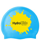 Children's Splash Silicone Swim Cap - HydroKidz - Light Blue