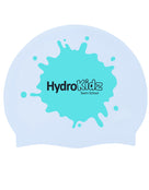 Children's Splash Silicone Swim Cap - HydroKidz - Silver
