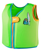 Speedo - Childrens Printed Float Vest - Green/Blue - Product Front