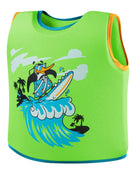 Speedo - Childrens Printed Float Vest - Green/Blue - Product Back