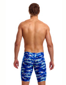 Funky Trunks - Clean Marine Swim Training Jammers - Blue - Model Back