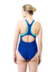 Speedo - Colourblock Racerback Swimsuit - Blue/Turquoise - Model Front