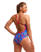 Funkita - Dragon Den Single Strap Swimsuit - Multi - Model Back/Side