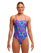 Funkita - Dragon Den Single Strap Swimsuit - Multi - Model Front