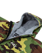 Dryrobe - Advance Long Sleeve Adult Robe - Camouflage Grey - Product Close Up