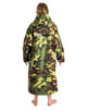 Dryrobe - Advance Long Sleeve Adult Robe - Camouflage Grey - Female Model Front