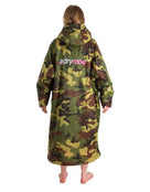 Dryrobe - Advance Long Sleeve Adult Robe - Camouflage Pink - Female Model Back