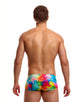 Funky Trunks - Falling Colours Classic Swim Trunks - Multi - Model Front