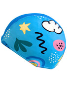 Fashy-Junior-Swim-Cap-doodles-Blue