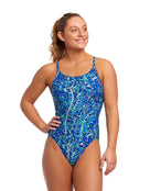 Funkita - Blues Festival Diamond Back Swimsuit - Model Front/Side