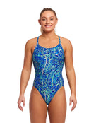 Funkita - Blues Festival Diamond Back Swimsuit - Model Front