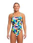 Funkita - Womens Brush It Off Tie Me Tight Swimsuit - Model Front