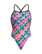 Funkita - Womens Cubie Jubie Tie Me Tight Swimsuit - Product Front